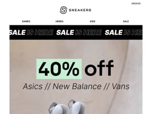 -40% op ALLES