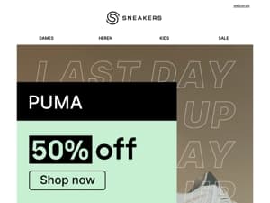 ⏳ Laatste kans: PUMA