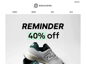 40% op ALLES!