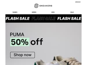 PUMA: 50% OFF