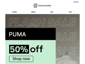PUMA: 50% OFF