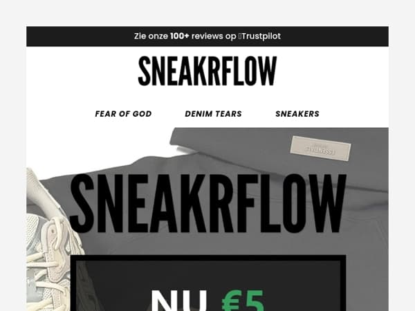 €5 korting speciaal voor jou!🎁