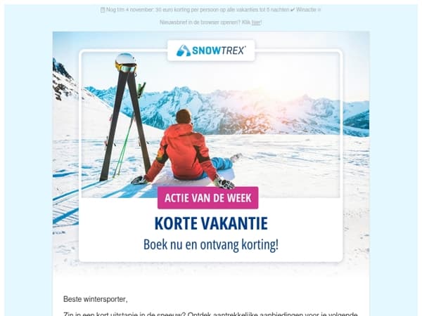 ❄️ Shortski in de sneeuw: ruim 1.300 deals afgeprijsd!