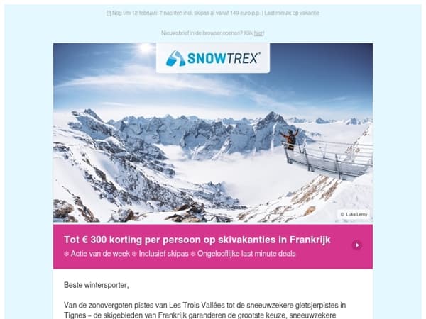 ❄ Skivakantie in Frankrijk: Tot wel 300 euro korting per persoon op alle deals