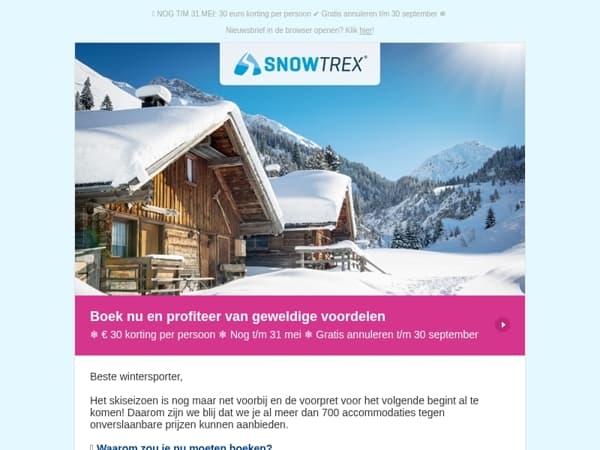 ⛷️Vroegboeker-alarm: Profiteer nu van de beste skideals!