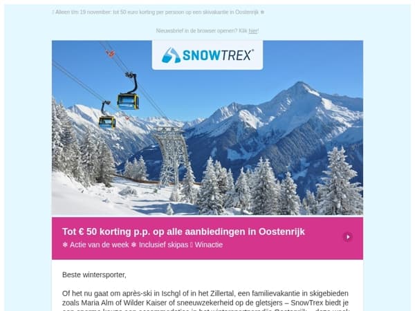 ❄ Alle aanbiedingen in Oostenrijk sterk afgeprijsd