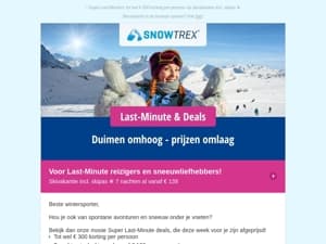 ⏰ Super-Last-Minute deals: een week skivakantie al vanaf 139 euro