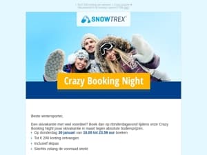 ❄  Maart - vanaf 99 euro op skivakantie