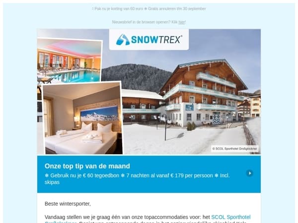 ❄ De beste aanbiedingen van de maand! 