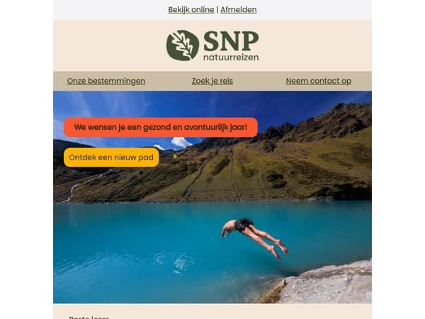 Ontdek een nieuw pad in het nieuwe jaar