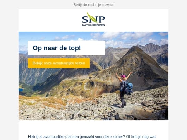 🥾Het avontuur roept deze zomer 