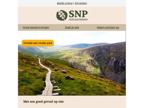 Met een goed gevoel op reis