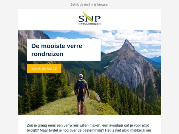 🥾🌴De 12 mooiste verre reizen