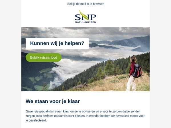 Kunnen wij je ergens mee helpen? 💚