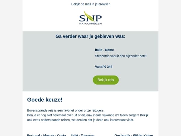 Slechts een paar stappen verwijderd van een onvergetelijke ervaring...