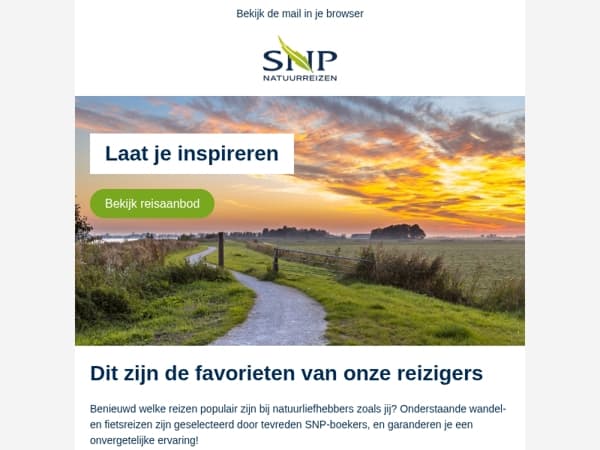 Top 3 meest bekeken reizen