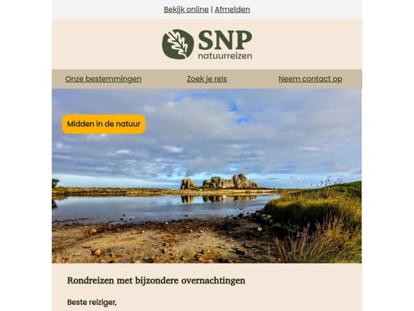 Meer dan wandelen en fietsen: ontdek onze actieve natuurrondreizen