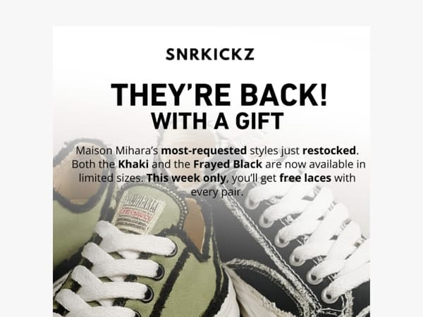 RESTOCK: FRAYED MAISON + free gift 🎁