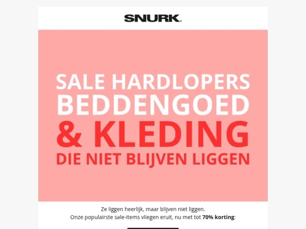 Dit zijn de sale hardlopers