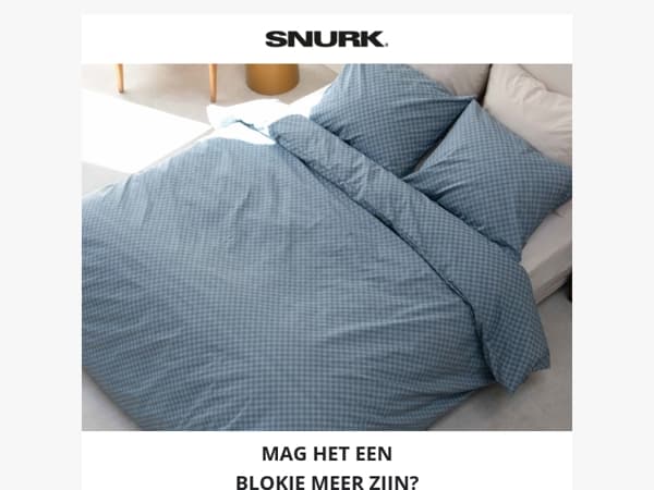 CHECK, ons nieuwe beddengoed en hoeslaken!