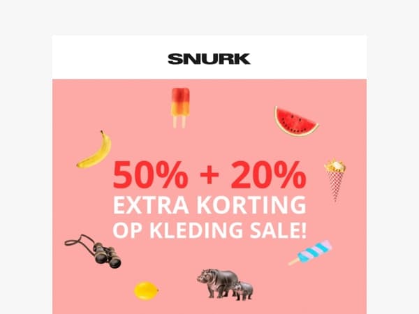 🎉 Dit weekend: 20% korting bovenop de 50% SALE!