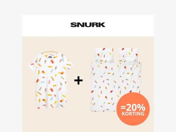 20% bundelkorting op jouw ultieme relax-combi 🛌🩳