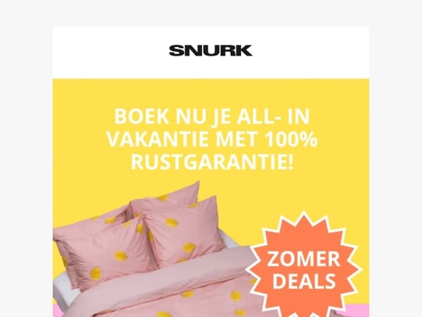 ✈️ BOEK NU: jouw all-in vakantie met 100% rustgarantie