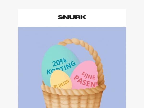 🐰🥚 20% korting op álles: het laatste ei is verstopt