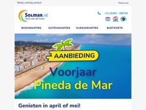 Boek nu voor het voorjaar!
