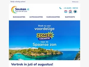 Uw perfecte zomer wacht!