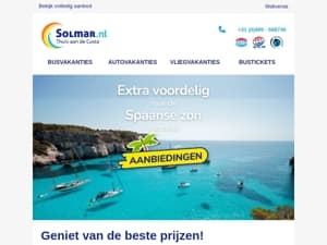De beste prijs voor uw vakantie? 🍍