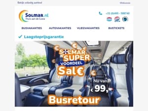 Naar Spanje vanaf slechts € 99,- 🚌