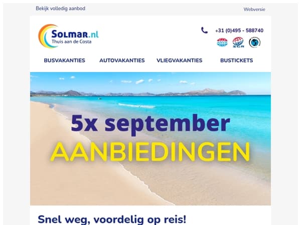 Uw last-minute aanbiedingen staan klaar ⏰