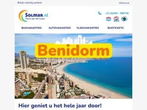 Busvakanties Benidorm 🚌