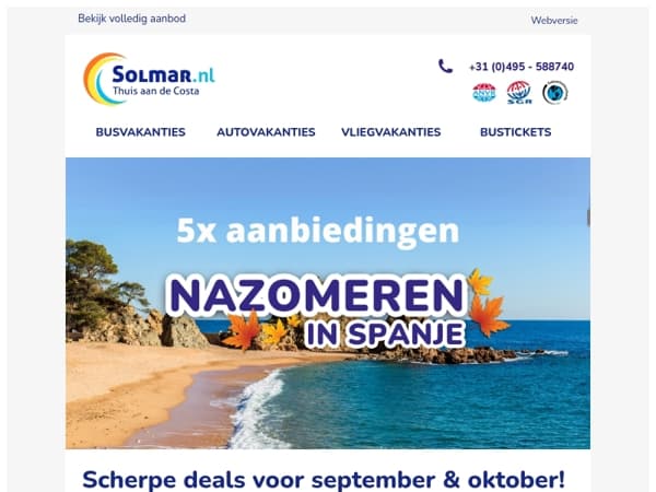 Nazomeren? Pak uw voordeel nu 💼