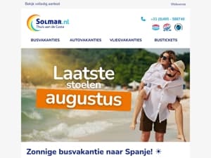 Laatste stoelen! 🚌🌞