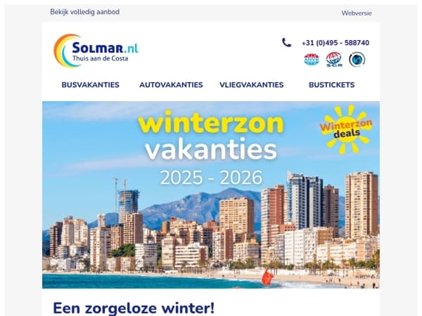 De beste plekken waar de zon altijd schijnt 🌅