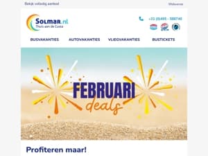 Februari deals ☀️