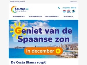 Zonvakantie in zicht 🌅