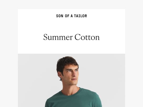 Summer cotton in 3 weights