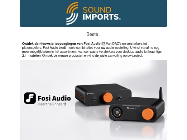 Ontdek de nieuwste producten van Fosi Audio