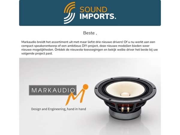 👀 Klaar voor uw volgende Mark Audio project?