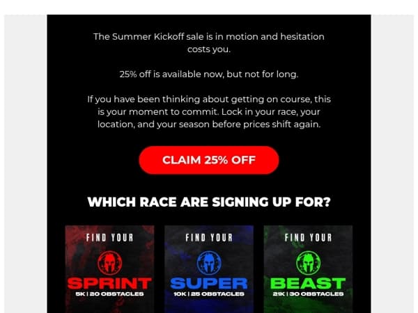 Your Summer Starts Here: 25% Off Ends Soon