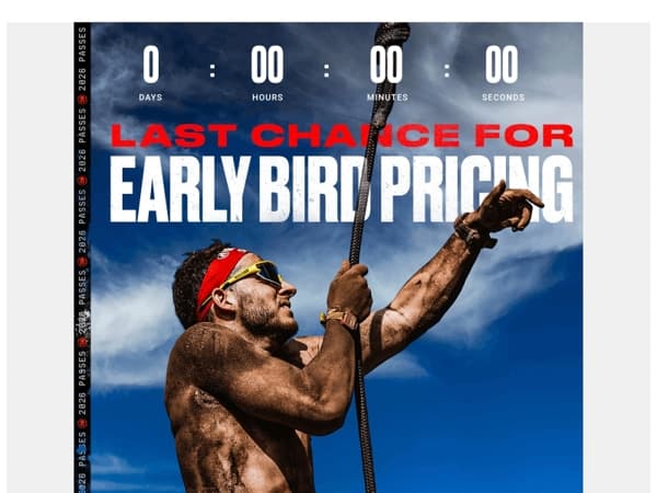 Spots are almost gone...get your 2026 Season Pass