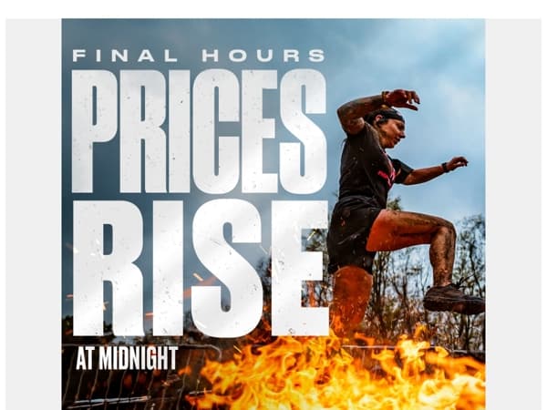 Urgent: Spartan Race Prices Rising TONIGHT!