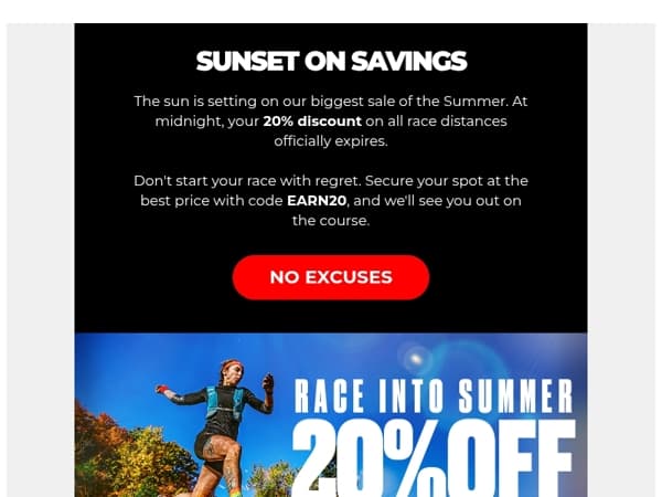 FINAL HOURS: Summer doesn't wait.