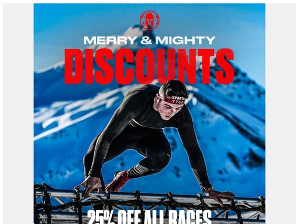 Unwrap 25% Off All 2026 Races 🎁