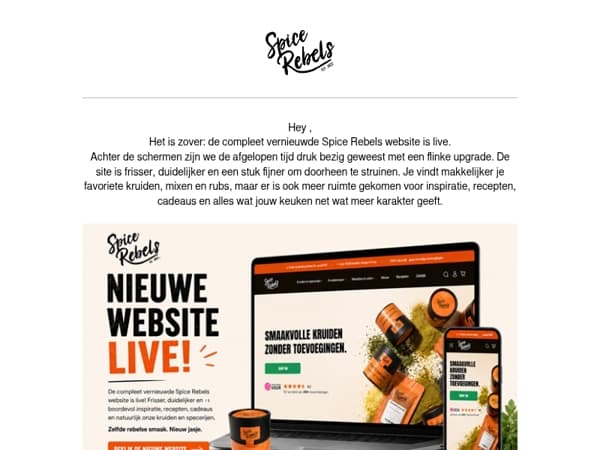 De nieuwe Spice Rebels website is live 🔥