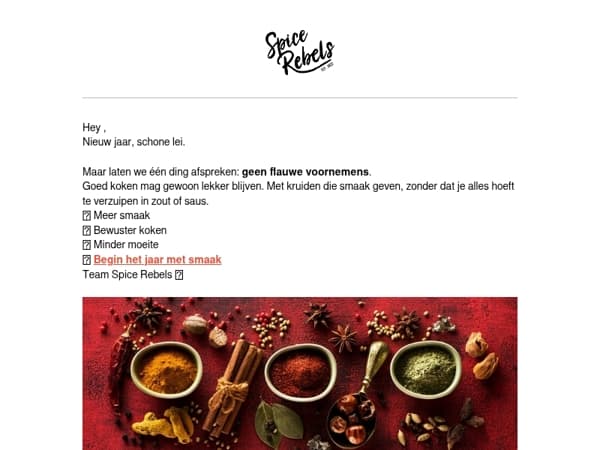 Nieuw jaar, nieuwe smaak