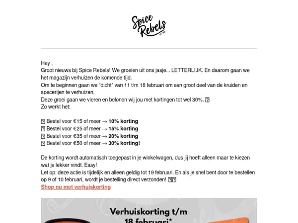 Pssstt... jij mag als eerste 😎